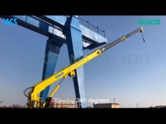 0.2T20M Telescopic Boom Crane