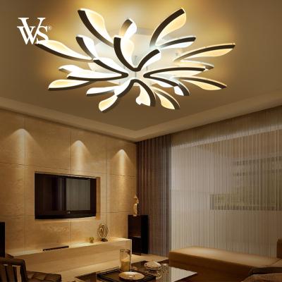 China VVS Acrylic Luxury Living Room Ceiling Lamp Modern Iron Vintage Outdoor Mounted Light for sale