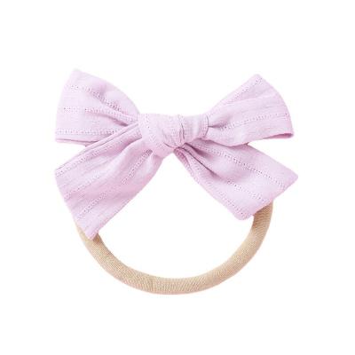 China Decoration Stretchy Nylon Headbands for Toddler Baby Newborn Infant Headband and Bows Baby for sale