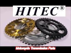 strong steel front & rear motorcycle chain sprocket set 5.8-7.2mm thickness