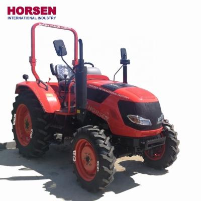 China HORSEN Farms newcomer 40hp 45hp 4WD 404 used agriculture farm tractors with front end loader PTO mower for sale in china for sale