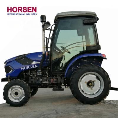 China Cultivate new design farm tractors HORSEN brand 50hp 4wd Pequeno small model traktor for farm orchard in China for sale