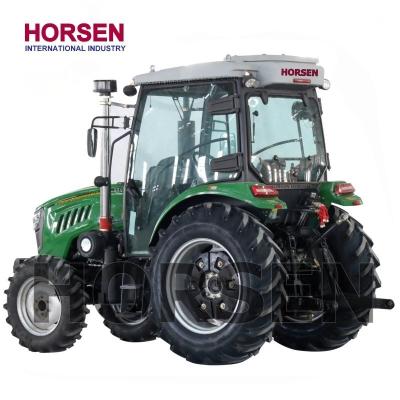 China HORSEN CHINA FARMS High quality agricultural luxury 4WD 90 904 cab tractor with front loader for sale for sale