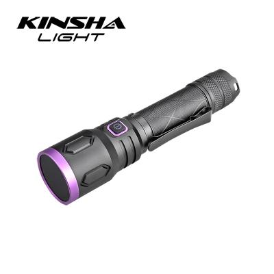 China NDT Leak Detection CSI Forensics High Power USB Torch Blacklight 365nm LED Rechargeable Instant Light UV Flashlights for sale