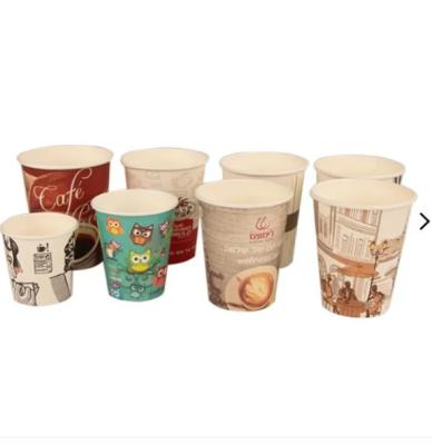 China chenghui paper cup disposable compostable printed paper cups for hot drinks for sale