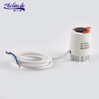 China Modern WiFi HVAC Central Control Thermostat Radiator Valve Electric Thermostatic Actuator Head for sale