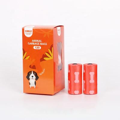 China Degradable And Portable Stocked Poop Bags For Dog And Other Animals for sale