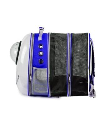 China Small Animals Factory Supply Airline Approved Transparent Breathable Expandable Pet Carrier Backpack for Cats and Dogs for sale