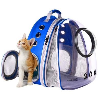 China Small Animals Factory Supply Airline Approved Transparent Breathable Bubble Pet Carrier Backpack For Cats And Dogs For Outdoor Traveling for sale