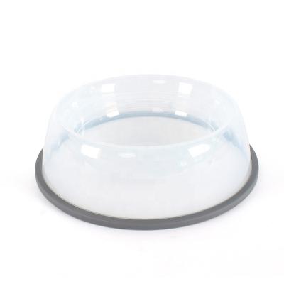 China Cheap and high quality transparent pp plasticPet sustainable food or water bowl for cats and dogs for sale