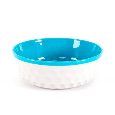 China Sustainable High Quality Cheap Blue Pet PP Material Bowl For Small Medium And Large Dogs And Cats for sale