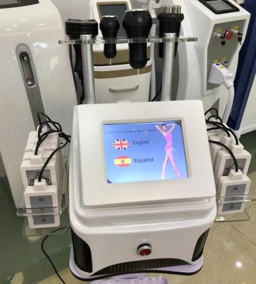 China 2021 New Weight Loss Body Slimming Face Lift Vacuum Lipo Laser RF Cavitation Slimming Machine for sale