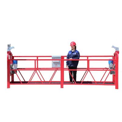 China Hot Sale Industrial Galvanized And Spray Painted Temporary Electric Construction Cleaning Suspended Work Platform for sale