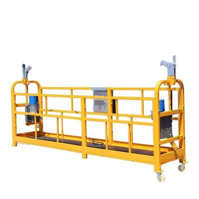 China Industrial Motor Power 2*1.5KW Galvanized Electric Mast Work Platform Construction Lifting Cradle Gondola for sale