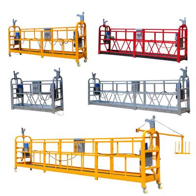 China Industrial Step Scaffold Swing Steel Construction Window Cleaning Suspended Work Platform for sale