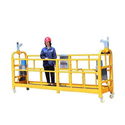 China Paint Round Suspension Platform Window Cleaning Aluminum Alloy Scaffolding Cradle Industrial Hanging Working Platform for sale