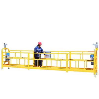 China ZLP1000 Industrial Temporary Aluminum Cradle Gondola Lifting Scaffolding Suspended Platform For Cleaning for sale