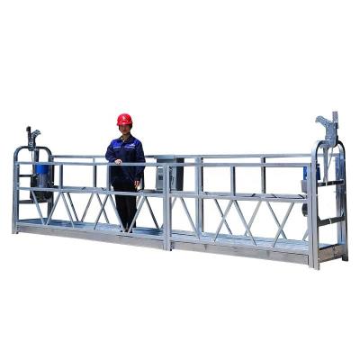 China Industrial Material H Steel Frame Suspended Platform Scaffolding Lift Electric Building Cradle Aluminum Gondola for sale