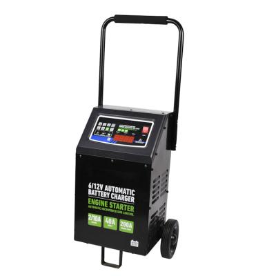 China New Car Battery Charging Microprocessor Control Auto Battery Charger/Engine Start 12V/6V 2/10/40/200 Amp/Engine Start for sale