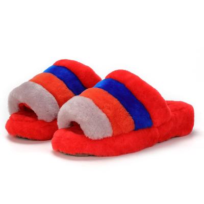 China CUSHIONING 2021winter manufacturers indoor slipper down yeah oh slip yeah slippers for women and ladies designer slide for sale