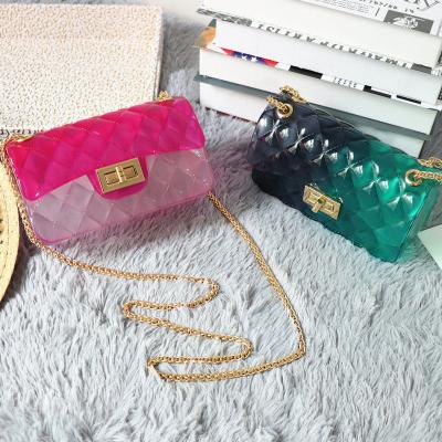 China PVC Factory Price Fashion Direct Mini Jelly Bag/Transparent Jelly Bag/Fashionable Lady Jelly Bag for sale