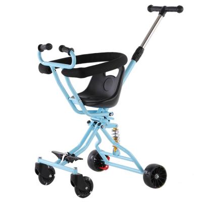 China Baby Stroller with Handy Foot Brake for 4 Wheel Baby Moving Tricycle with Push Handle Lightweight Baby Stroller Stroller for sale