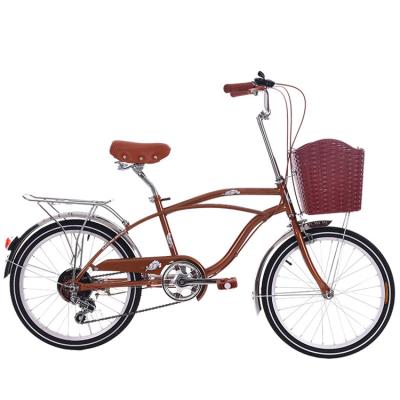 China Go To School / Recreational Speed ​​Popular High Carbon Steel Student Bike Retro Variable Bicycle for sale