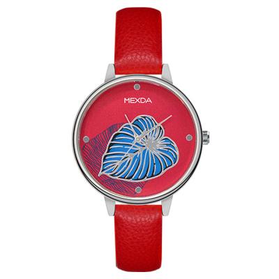 China Mexda brand custom logo design non-specific unique dial quartz fashion women dress alloy elegant ladies watch for sale