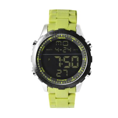 China Chronograph Mens Sports Watch Big Face Waterproof Wristwatches Mens Stopwatch Alarm Led Back Light Digital Watch for sale