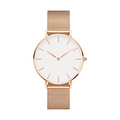 China Women high quality simple fashion wristwatch water resistant mexda brand stainless steel minimalist watch for salt for sale