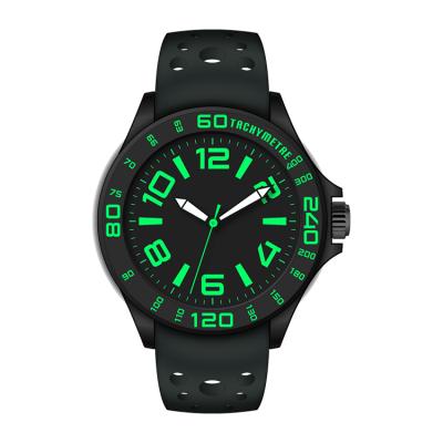 China Mexda brand fashion design logo Japan miyota non-specific 2035 quartz movement black silicone strap men sport wristwatch for men for sale