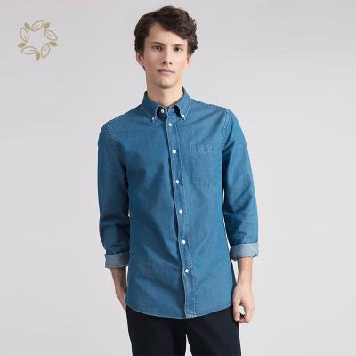 China Anti-pilling Organic Shirts For Men's Clothing Cotton Mens Casual Sustainable Shirts Custom Logo Eco-Friendly Natural Shirts for sale