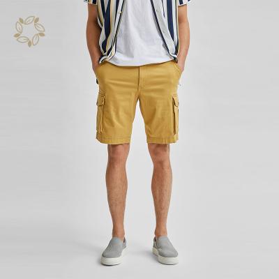 China Eco Friendly Breathable Cargo Shorts For Men Organic Cotton Short Pants For Men Sustainable Cargo Shorts Pocket Cargo Pants for sale