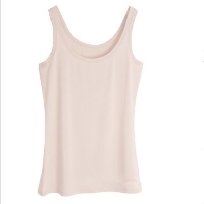 China Breathable Organic Bamboo Womens Tank Top Eco - Friendly Custom Made Breathable Women Tank Tops for sale