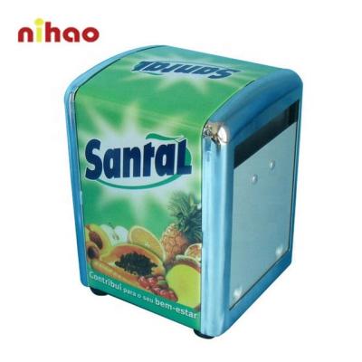 China Customized foodsafety eco-friendly NIHAO touchless sanitary napkin tissue dispenser holder manual iron for bar indoor outdoor promotion for sale