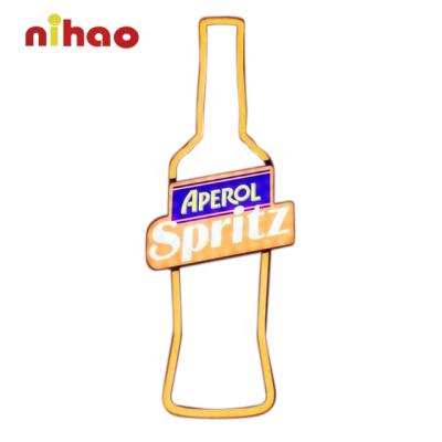 China Fashion NIHAO Glorifier Indoor Outdoor Custom Luminous Led Bottle Show Smart Stainless Steel Liquor for Bar Promotion for sale