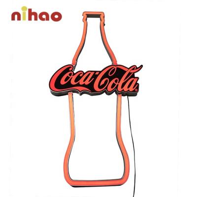 China Fashion NIHAO Glorifier Indoor Outdoor Custom Luminous Led Bottle Show Smart Stainless Steel Liquor for Bar Promotion for sale