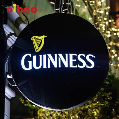 China Adertising NIHAO Customized CE ROHS Vacuum Training Led Advertising Outdoor Light Box For Bar Promotion for sale