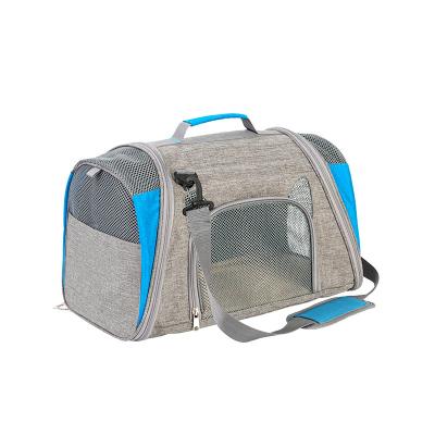 China Viable Hot Selling Portable Quilted Pet Breathable Wholesale Tote Shoulder Bag for sale