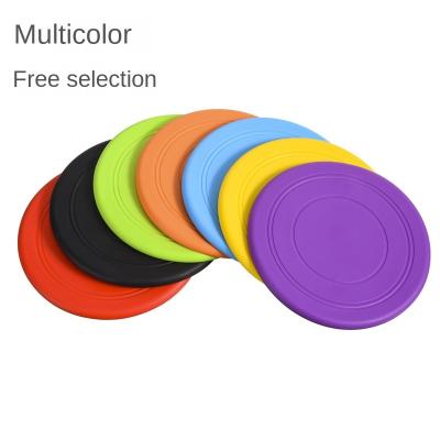 China Hot Selling Sustainable TPR Soft Rubber Dog Flying Disc Pet Interactive Eco-friendly Throwing Toy for sale