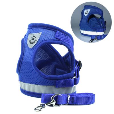 China Solid Low Price Quality Guaranteed Dog Harness And Leash Set Collar Dog Harness Vest for sale