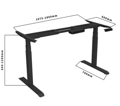 China (Height)Adjustable Electric Standing Desk Furniture A3 Height Motorized Elevated Table for sale