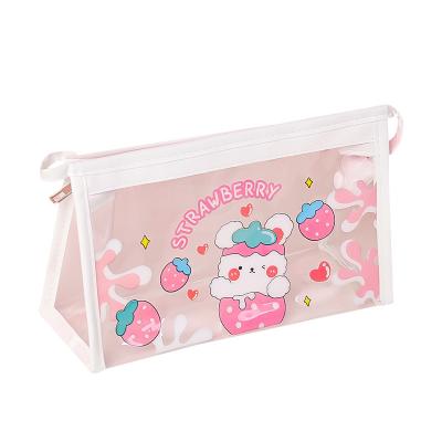 China Fashion\Colorful Plain Pen Bag New Clear PVC Fashion Pencil Bag Wholesale Comfortable\Durable Pencil Bags for sale