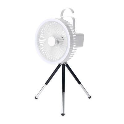 China With LED Lamp Factory Outdoor Adjustable Rechargeable Ten Fan 4000mAh Wholesale Hot Selling Portable Electric Fan for sale