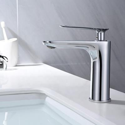 China Metered Faucets Shape Kitchen Basin Faucet Health Basin Faucet Electroplating Mixer for sale