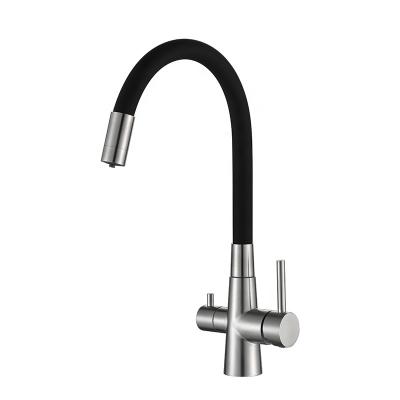 China Modern Chinese suppliertraditional factory cheap wholesale top selling single handle 304 stainless steel kitchen faucets for sale