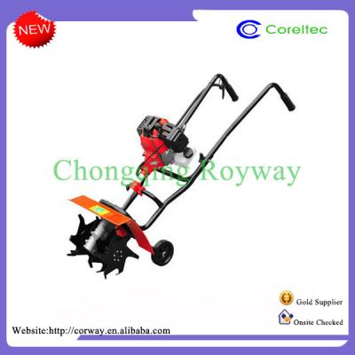 China Chinese Rotary Diesel Manual Control Farms Tiller Air Cooling Mini Tractor Cultivator for sale