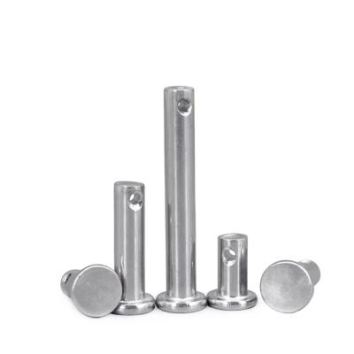 China Stainless Steel M3 To M24 A2 A4 DIN1444 Flat Head Mushroom Clevis Pin With Hole for sale