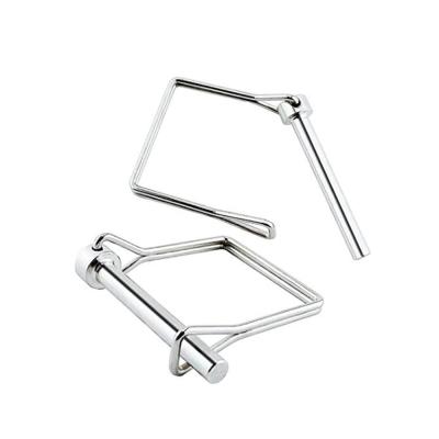 China Hot Selling Galvanized ZINC Carbon Steel Square Wire Single Lock Pins for sale