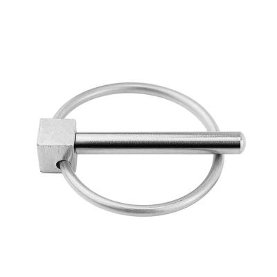 China GALVANIZED SS304 SS316 Customized Carbon Steel Galvanized O Type Locking Security Linch Pin for sale